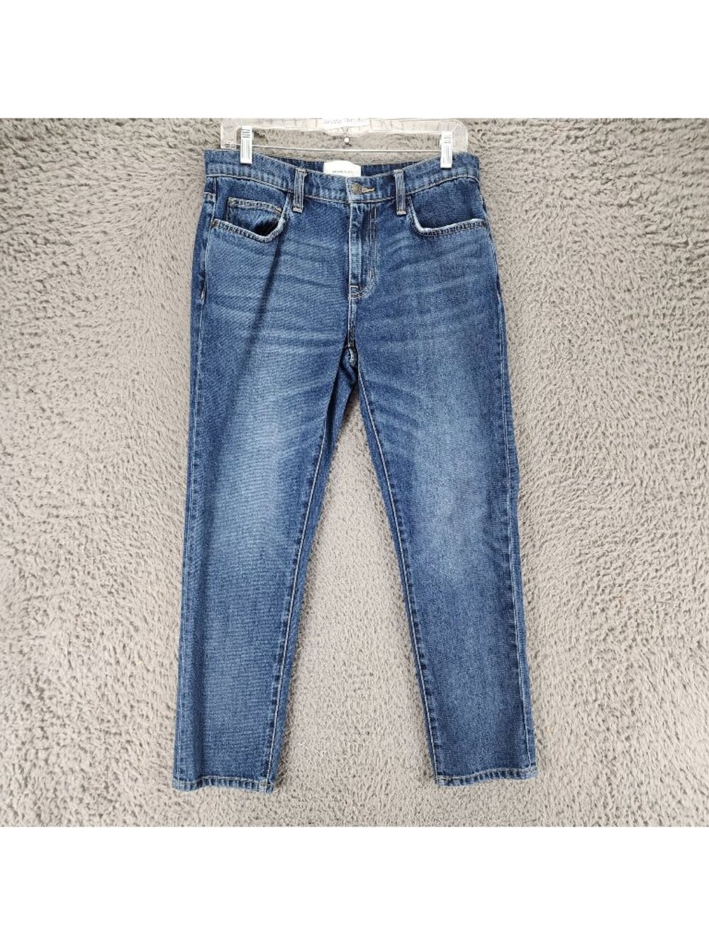 Current/Elliott Jeans Womens 27 Blue Stretch Mid Rise Straight
